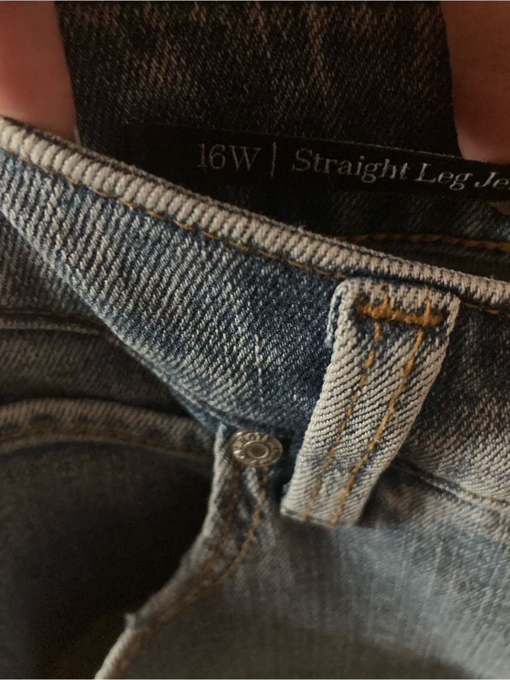 Light Blue High-Rise Straight Jeans - Women's - Picture 5 of 6